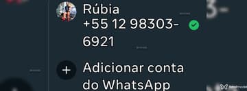 Acompanhante Rúbia - Cabeçalho