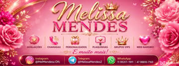Melissa Mendes Acompanhante Melissa Mendes - Cabeçalho