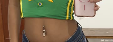 Acompanhante Aline Salles - Cabeçalho