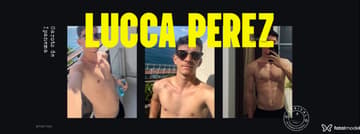 Acompanhante Luca Perez - Cabeçalho
