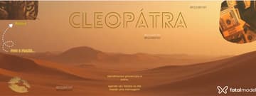Acompanhante Cleópatra - Cabeçalho