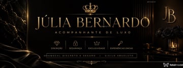Acompanhante Júlia Bernardo - Cabeçalho