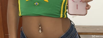 Acompanhante Aline Salles - Cabeçalho