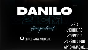 DANILO ALBUQUERQUE Acompanhante DANILO ALBUQUERQUE - Cabeçalho