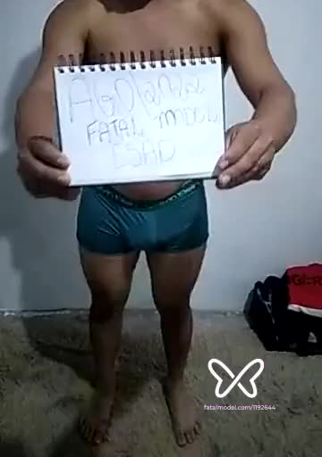 Imagem do vídeo de verificação de Tiago Novais
