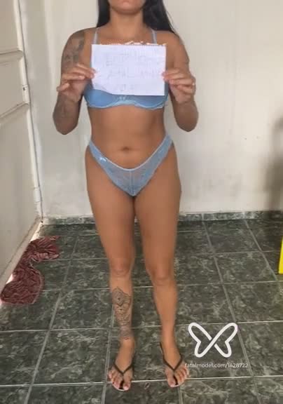 Imagem do vídeo de verificação de Nicolly