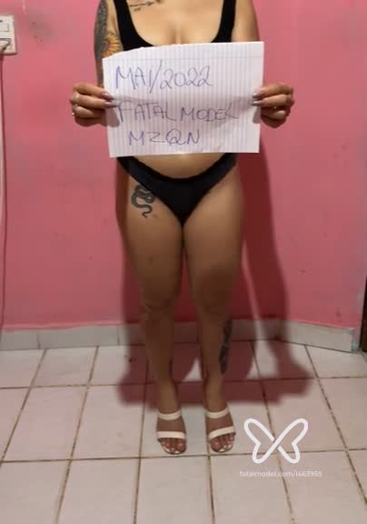 Imagem do vídeo de verificação de Valentina Catelli