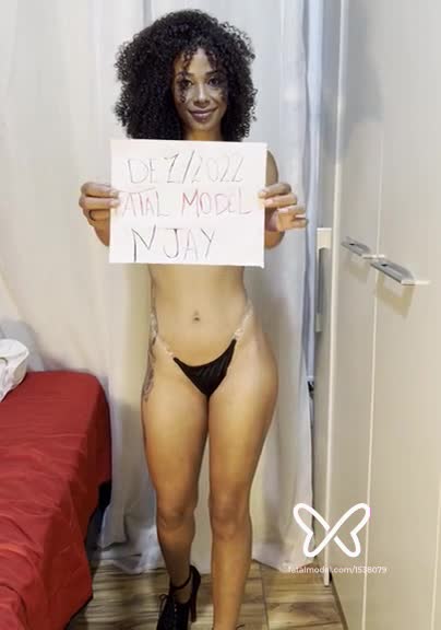 Imagem do vídeo de verificação de Ágatha Portielly