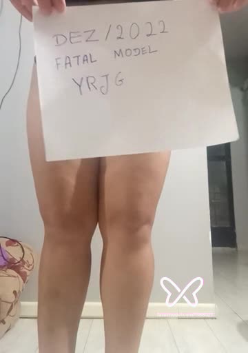 Imagem do vídeo de verificação de Bianca