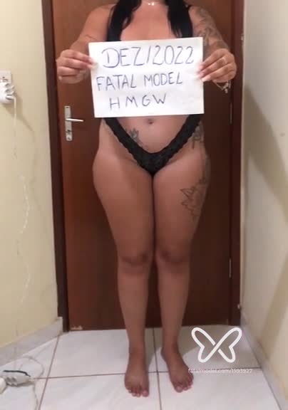 Imagem do vídeo de verificação de Gaby Alves
