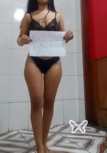 Imagem do vídeo de verificação de Alice Muniz