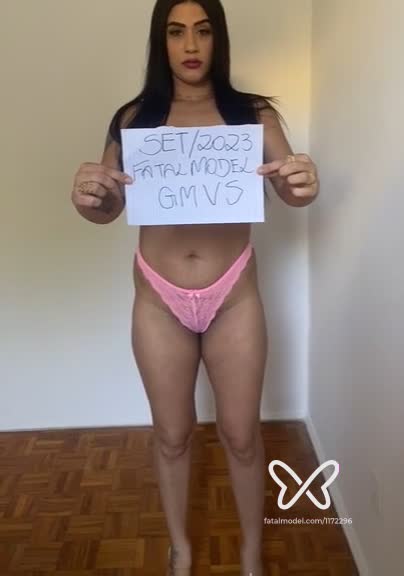 Imagem do vídeo de verificação de Hellen Vasconcelos