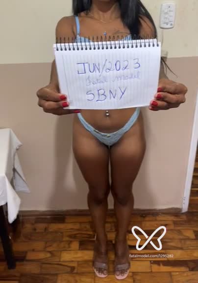 Imagem do vídeo de verificação de Bruna valadares