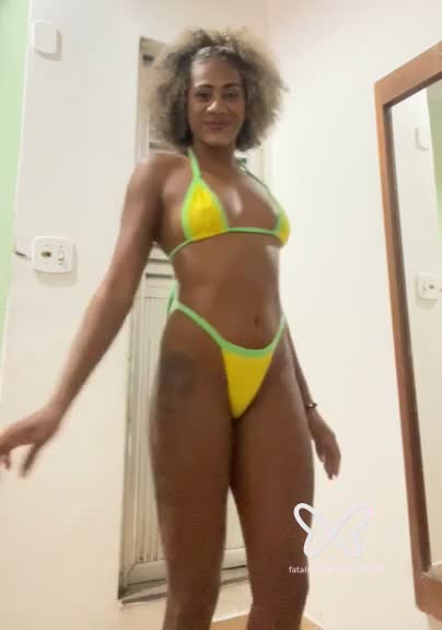 Imagem do vídeo de verificação de Thaís gomes