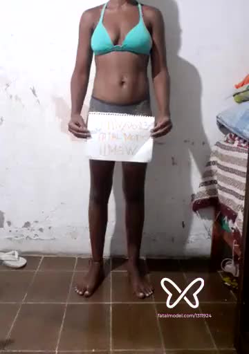 Imagem do vídeo de verificação de Alline Menezes