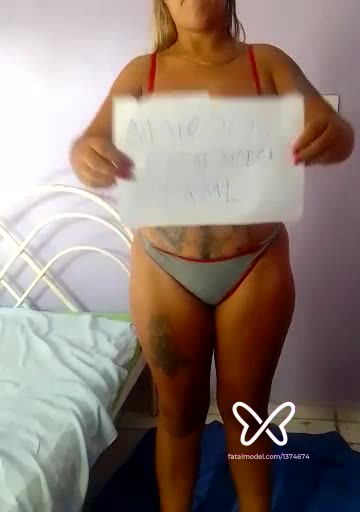 Imagem do vídeo de verificação de Laura Nunes