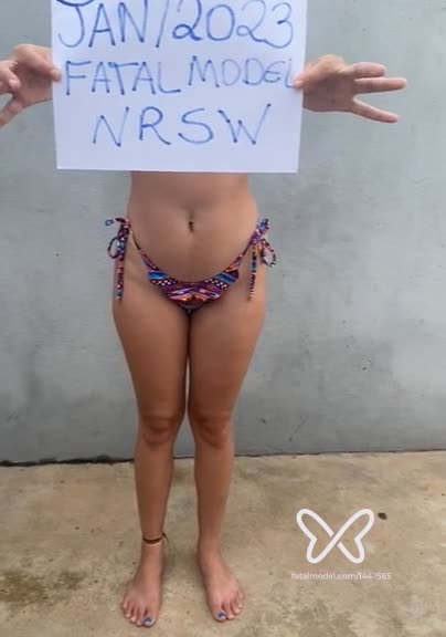 Imagem do vídeo de verificação de Eduarda