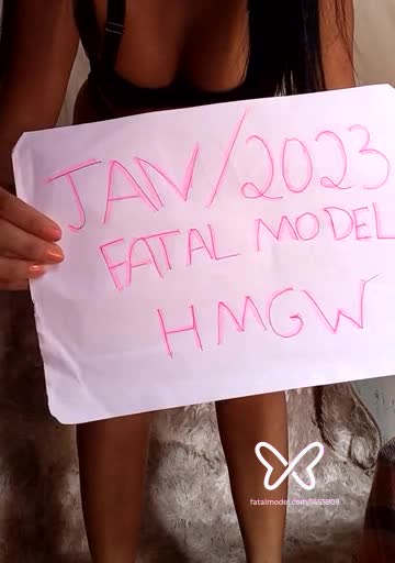 Imagem do vídeo de verificação de Amanda Mendes
