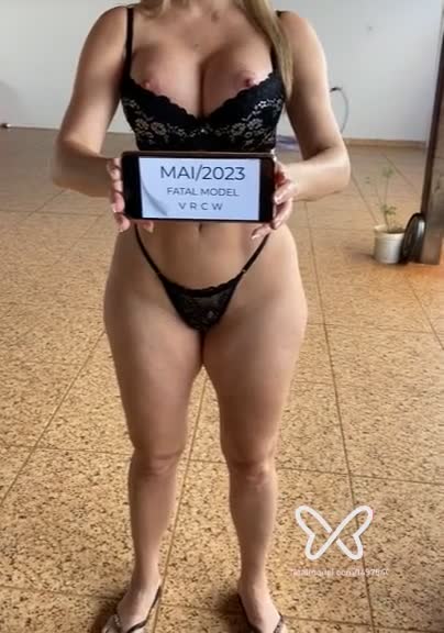 Imagem do vídeo de verificação de Ayla Sonza