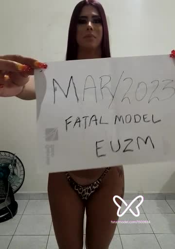 Imagem do vídeo de verificação de Renata Sales