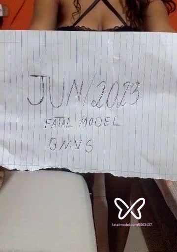 Imagem do vídeo de verificação de Thata Tocantinense