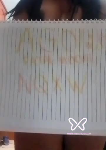 Imagem do vídeo de verificação de Priscila