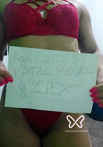 Imagem do vídeo de verificação de Bárbara Garcia