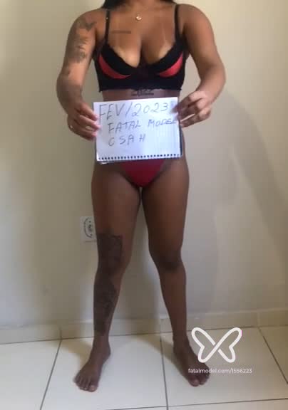 Imagem do vídeo de verificação de Rafaela