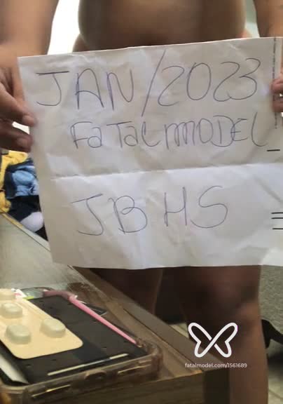 Imagem do vídeo de verificação de Anny Santana
