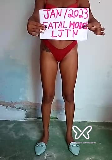 Imagem do vídeo de verificação de Luiza Amorim