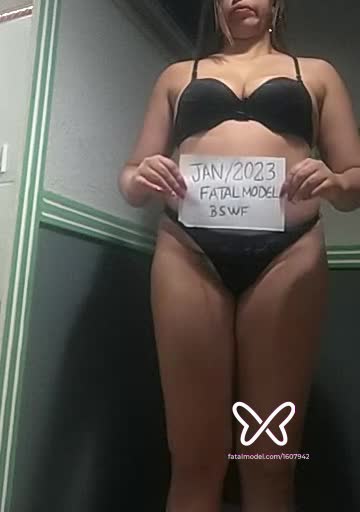 Imagem do vídeo de verificação de Renata Alcântara