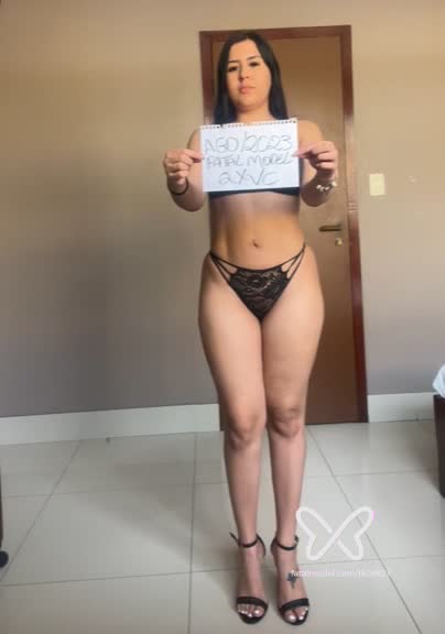 Imagem do vídeo de verificação de ISABELA COLOMBIANA