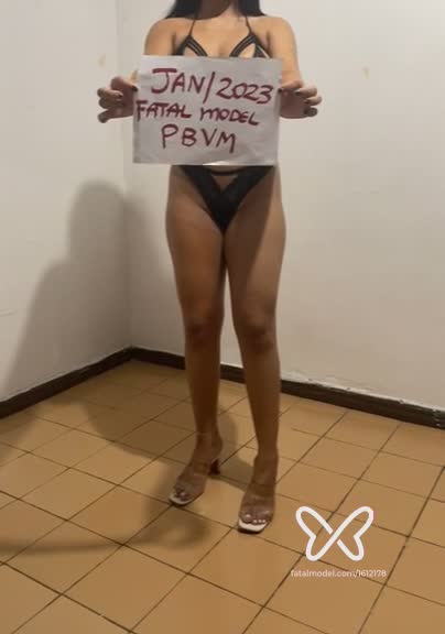 Imagem do vídeo de verificação de Camila Ávila