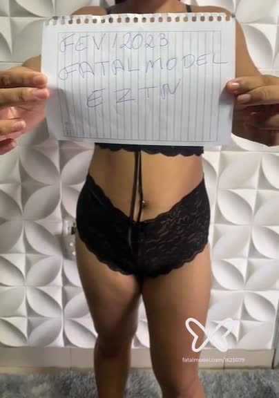 Imagem do vídeo de verificação de Fernanda Silva