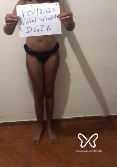 Imagem do vídeo de verificação de Brunna Black