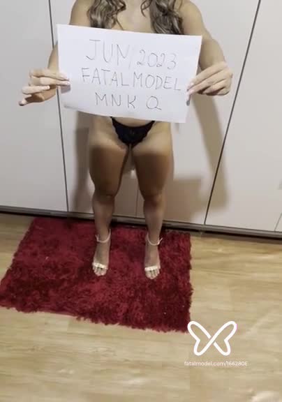 Imagem do vídeo de verificação de Karen Feitosa