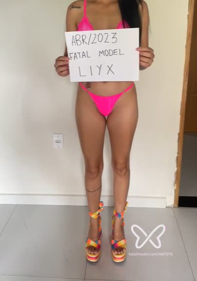 Imagem do vídeo de verificação de Júlia Cipriano
