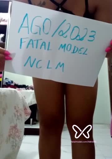 Imagem do vídeo de verificação de Larissa Castro