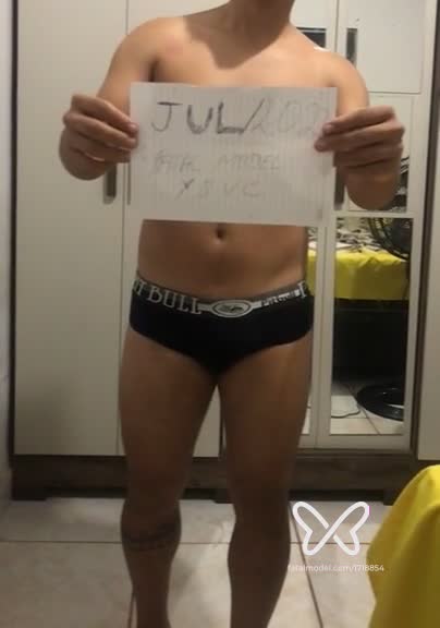 Imagem do vídeo de verificação de Gabriel