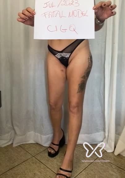 Imagem do vídeo de verificação de Giullia Storini
