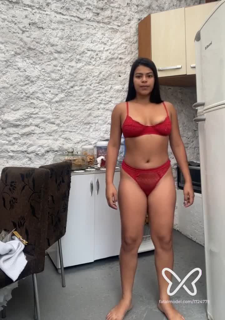 Imagem do vídeo de verificação de Bruninha Rodrigues
