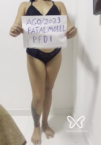 Imagem do vídeo de verificação de Sabrina