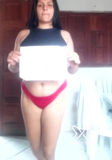 Imagem do vídeo de verificação de Patricia Alves
