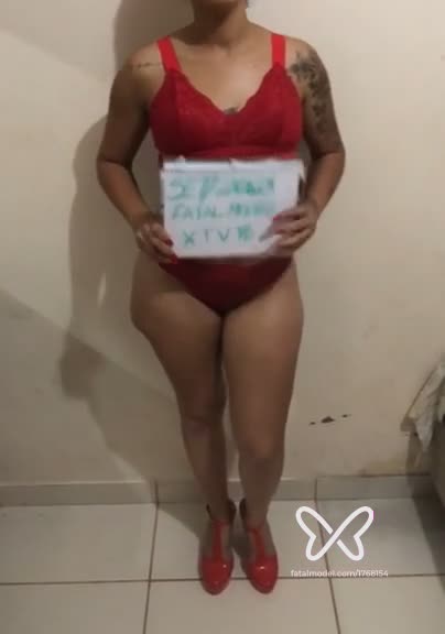 Imagem do vídeo de verificação de Bruna rabelo