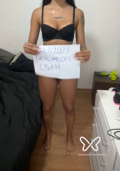 Imagem do vídeo de verificação de Jamilly