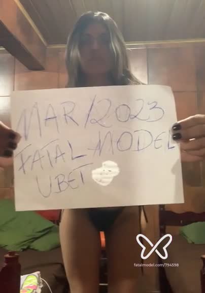 Imagem do vídeo de verificação de Brenda Bertholini