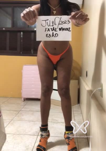 Imagem do vídeo de verificação de Luciana campana