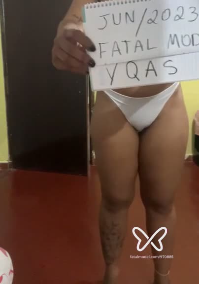 Imagem do vídeo de verificação de Nanda Alves