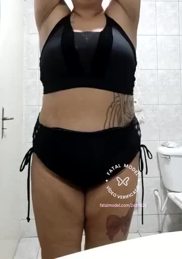 Imagem do vídeo de verificação de Bruna
