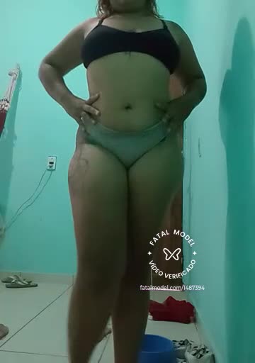 Imagem do vídeo de verificação de Andressa Silva